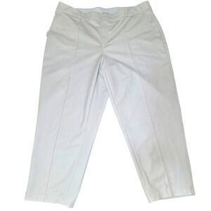 Lands Ends Straight Leg, Front Seam, 42" Waist Sz 20W Ladies Chino Pants